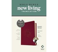 NLT Personal Size Giant Print Bible, Filament Enabled Edition (Red Letter, Leatherlike, Aurora Cranberry, Indexed): New Living Translation, Aurora ... ... Filament App, Giant Print, Personal Size