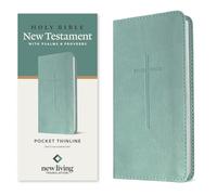 NLT Pocket Thinline New Testament with Psalms and Proverbs (LeatherLike, Teal Cross)