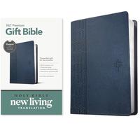 NLT Premium Gift Bible, Filament Enabled, Blue Cross