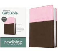 NLT Premium Gift Bible, Filament Enabled, Pink/Dark Brown: New Living Translation, Pink/Dark Brown Tutone, Leatherlike, Premium Gift, Filament Enabled, Red Letter With Ribbon Marker