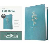 NLT Premium Gift Bible, Filament Enabled, Teal Cross: New Living Translation, Teal Cross, Leatherlike, Premium Gift, Filament Enabled, Red Letter With Ribbon Marker
