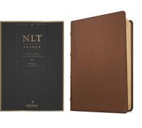 NLT Select Large Print Thinline Reference Bible, Filament Enabled (Goatskin Leather, Brown, Red Letter)