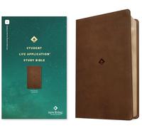 NLT Student Life Application Study Bible, Filament Enabled: New Living Translation, Rustic Brown, Leatherlike, Student Life Application Study, Filament Enabled, Red Letter With Ribbon Marker