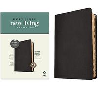 NLT Super Giant Print Bible, Filament-Enabled Edition (Red Letter, Genuine Leather, Black, Indexed): NLT Black, Genuine Leather, Super Giant Print Bible, Filament-enabled Edition Red Letter