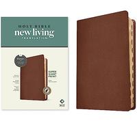 NLT Super Giant Print Bible, Filament-Enabled Edition (Red Letter, Genuine Leather, Brown, Indexed): NLT, Brown, Genuine Leather, Super Giant Print Bible, Filament-enabled Edition Red Letter