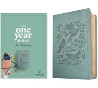 NLT The One Year Bible for Women (LeatherLike, Birdsong Teal)