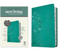 NLT Thinline Center-Column Reference Bible, Filament-Enabled Edition (Red Letter, Leatherlike, Peony Rich Teal, Indexed): New Living Translation, ... ... Center-column Reference Bible: Filament