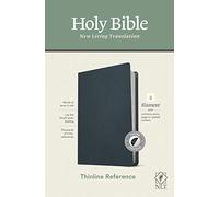 NLT Thinline Reference Bible, Filament Enabled Edition (Red: New Living Translation, Thinline Reference Bible, Blue, Filament Enabled Edition, Red Letter, Genuine Leather