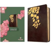 NLT THRIVE Devotional Bible for Women, Filament Enabled (LeatherLike, Cascade Deep Brown)