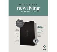 NLT Wide Margin Bible, Filament Enabled Edition (Red Letter, Hardcover Leatherlike, Black Cross, Indexed)