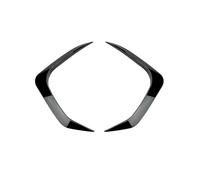 NLTNJI Front Bumper Deflector For BMW For X1 U11 Sport 2023 Front Canards Bumper Splitter Spoiler Lip Fog Lamp Light Trim Cover ABS Goss Black/Carbon Look Front Spoilers(Glossy Black)