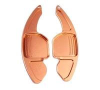 NLTNJI Shifter Paddles for Seat Leon Cupra 5F Ibiza 6F Arona Ateca ST Alhambra Aluminum Car Steering Wheel Paddle Shifters Extension Car Parts(Brown)