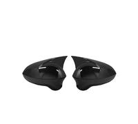 NLTNJI Side Wing Mirror Cover For Seat Leon MK2 1P Ibiza MK4 6J Exeo 3R Car Accessories ABS Black Side Mirror Cover Rearview Caps Wing Mirror Covers(Black)
