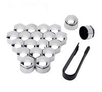 nlwopf 20pcs Car Wheel Nut Caps, For Volvo V40 Hatchback T2 T3 T4 T5 2012-2020, Wheel Nut Caps Anti-Theft Hexagonal Tire Nut Caps Decorate Accessories,C-21mm