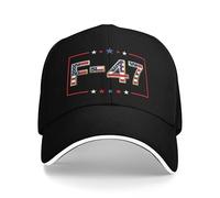 NLWQEKV F-47 Fighter Jet Hat Make America Fly Again Baseball Cap Trucker Hats Black