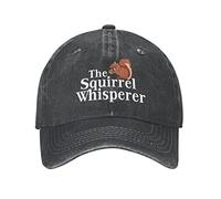 NLWQEKV Funny Squirrel Hat The Squirrel Whisperer Hat for Men Dad Hat Fashionable Hats