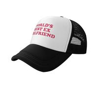 NLWQEKV Original Classic Low Profile Baseball Cap World's Best Ex Girlfriend Hat Men Women Truker Hat Adjustable Black