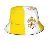 NLWQEKV Vatican Flag Hat Bucket Hat Fisherman Hat Summer Cap