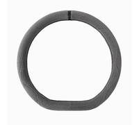 NLXZHJ Car Steering Wheel Cover for Porsche Cayenne Cayenne S Cayenne Turbo Cayenne E-Hybrid, Anti-slip, Breathable, Suede Leather Steering Wheel Protector Car, Comfortable Grip,D-Grey