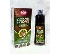 NM Beauty argan oil and natural plant based ammonia free hair coloring shampoo, Dark Brown hair shampoo (250 ml)
