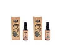 NM Beauty Professional Beard Oil 50ml, Light & Non-Greasy, Dry Conditions, For Brittle Beard Hairs & Nourishes Skin, Almond & Argan Oil- For Men, Pack of 2