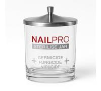 NM Beauty Salon Barber Disinfecting Manicure Professional Table Jar, 120ml, Pack of 1