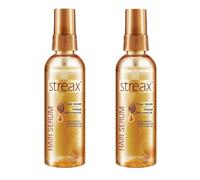 NM SELECT Stre-ax Hair Serum for Women & Men | Contains Walnut Oil Instant Shine & Smoothness | Regular use Hair Serum for Dry & Wet Hair | Gives frizz-free Hair | Soft & Silky Touch | 100ml x 2
