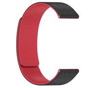 NMASDUYPU 18/20/22mm Silicone Band For Galaxy 7/6/5/4 40mm 44mm Sport Straps For 5 GT5 Pro 46mm GT4/5 41mm(Black red,18mm)