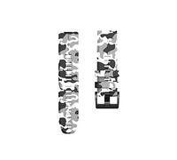 NMASDUYPU 22mm Watch Bands Compatible With Garmin Descent G1 Solar/D2 Mach 1/Descent Mk2 MK2i Camouflage Silicone Strap Bracelet Accessories(White,For EPIX Gen 2)