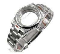 NMASDUYPU 36mm/40mm NH35 Watch Case Sapphire Glass Waterproof for NH34 NH36 Movement 28.5mm Dial Date Just Stainless Steel Polish Bracelet(B2,40mm ETA2824 PT5000)