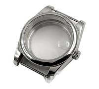 NMASDUYPU 36mm/40mm NH35 Watch Case Sapphire Glass Waterproof for NH34 NH36 Movement 28.5mm Dial Date Just Stainless Steel Polish Bracelet(A1,40mm ETA2824 PT5000)