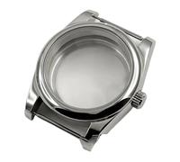 NMASDUYPU 36mm/40mm NH35 Watch Case Sapphire Glass Waterproof for NH34 NH36 Movement 28.5mm Dial Date Just Stainless Steel Polish Bracelet(A2,36mm ETA2824 PT5000)