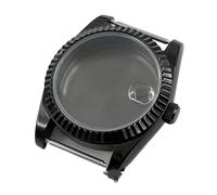 NMASDUYPU Black 36MM/40MM Fluted Curved Watch Case Stainless Steel Bracelet Sapphire Glass For NH34 NH35 NH36 NH38 ETA2824 Movement(A3,40mm ETA2824 PT5000)