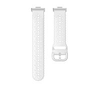 NMASDUYPU Floral Pattern Silicone Band Suitable For Fit 3 4 4Pro Design Sport Strap Quick Release Lightweight Strap(S-White)