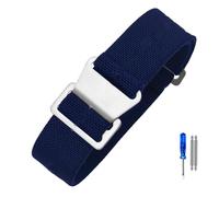NMASDUYPU Green 20mm 22mm French Troops Parachute Bag Watchband Compatible With Elastic Nylon Belt Watch Strap Bracelet Watch Band(Blue,20MM_GOLD)