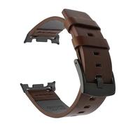 NMASDUYPU Leather Strap For 8 40mm 44mm/ 2 Bracelet Belt No Gaps Quick Fit Watchband Wristband Straps(BrownB,Galaxy Watch 8 40mm)