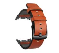 NMASDUYPU Leather Strap For 8 40mm 44mm/ 2 Bracelet Belt No Gaps Quick Fit Watchband Wristband Straps(OrangeB,Ultra 47mm 2025)