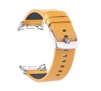 NMASDUYPU Leather Strap For 8 40mm 44mm/ 2 Bracelet Belt No Gaps Quick Fit Watchband Wristband Straps(LBrS,Galaxy Watch 8 44mm)