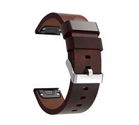 NMASDUYPU Leather Watchband Compatible With Fenix 5 Plus GPS Sapphire 6 Pro Forerunner 935 945 Approach S60 Quick Release 22mm Strap Bracelets(For Forerunner 945)