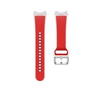 NMASDUYPU No Gap Strap For Galaxy Watch 7/FE/6/5/4 Summer Cool Watch Band Compatible With Galaxy Watch 6 Classic 40mm 44mm(Jelly Red,Galaxy watch FE)
