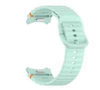 NMASDUYPU No Gaps Quick Fit Silicone Strap For Galaxy Watch 7 6 5 4 40mm 44mm Bracelet 5Pro 45mm 6Classic 43mm 47mm Band(Light green,For Watch 4 Classic)