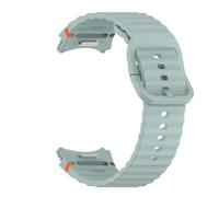 NMASDUYPU No Gaps Quick Fit Silicone Strap For Galaxy Watch 7 6 5 4 40mm 44mm Bracelet 5Pro 45mm 6Classic 43mm 47mm Band(Official Grey,Galaxy 7 6 5 4 44mm)