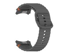 NMASDUYPU No Gaps Quick Fit Silicone Strap For Galaxy Watch 7 6 5 4 40mm 44mm Bracelet 5Pro 45mm 6Classic 43mm 47mm Band(Space grey,For Watch 4 Classic)