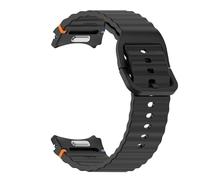NMASDUYPU No Gaps Quick Fit Silicone Strap For Galaxy Watch 7 6 5 4 40mm 44mm Bracelet 5Pro 45mm 6Classic 43mm 47mm Band(Noir,Galaxy 7 6 5 4 40mm)