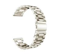NMASDUYPU Stainless Steel Band For Watch 7/FE/6/5 Pro/4/Classic 20mm 22mm Metal Bracelet GTS-GTR-4-3-2e-mini Strap(Starlight 06,Galaxy 6-6 Classic)