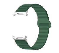 NMASDUYPU Strap For Galaxy Watch Ultra 47mm Silicone Band No Gaps Sport Quick Fit Bracelet For 7Ultra(Army green-S)