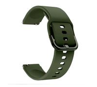 NMASDUYPU Suitable For Vivoactive 4S Venu 2S Replacement Band 18mm Silicone Wrist Strap Bracelet Soft(Olive,18mm universal)
