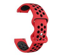 NMASDUYPU Two Tone Strap For Venu 4 41mm 2S 3S Breathable Round Hole Band Suitable For 265s 255s Smartwatch(Rood,18mm universal)