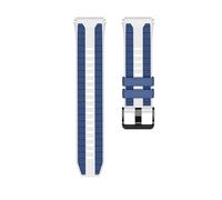 NMASDUYPU Universal 22mm Silicone Two-color Strap For Watch Ultimate 2/GT 6 Pro Band For WATCH 5 4/GT 5 4 46mm Bracelet Watchband(Blue white,GT6 GT6pro 46mm)