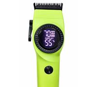 NMB Beauty Professional Hair Clipper with Digital Display, Yellow, Cordless Trimmer with Multiple Guide Combs, Battery Percentage Indicator